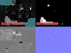 mi-8mt mi-17mt central panels board english Modelo 3D
