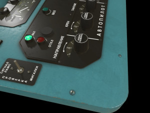 mi-8mt mi-17mt central panels board russian Modello 3D