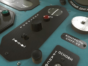 mi-8mt mi-17mt central panels board russian Modello 3D