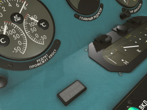 mi-8mt mi-17mt central panels board russian Modello 3D