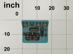 mi-8mt mi-17mt central panels board russian Modello 3D