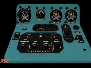 mi-8mt mi-17mt central panels board russian 3D Model