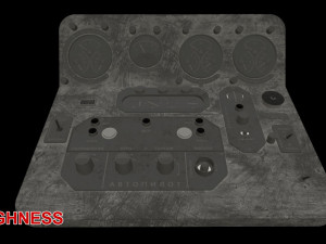 mi-8mt mi-17mt central panels board russian Modello 3D