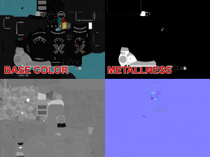 mi-8mt mi-17mt central panels board russian Modello 3D