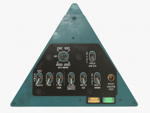 mi-8mt mi-17mt left triangular board english Model 3D