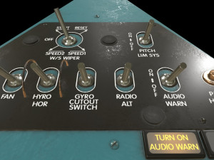mi-8mt mi-17mt left triangular board english 3D 모델