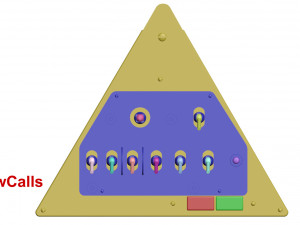 mi-8mt mi-17mt left triangular board russian Modèle 3D