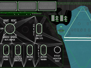 mi-8mt mi-17mt left triangular board russian Modèle 3D