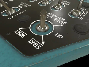 Mi-8MT Right Triangular Panels Board --248-- 3D Model
