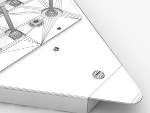 Mi-8MT Right Triangular Panels Board --248-- 3D Model