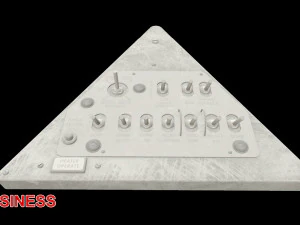 Mi-8MT Right Triangular Panels Board --248-- 3D Model