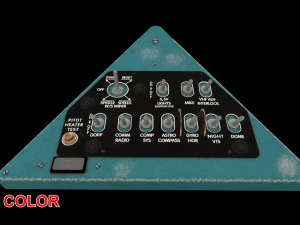 Mi-8MT Right Triangular Panels Board --248-- 3D Model