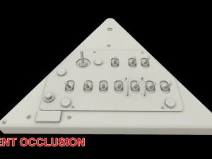 Mi-8MT Right Triangular Panels Board --248-- 3D Model