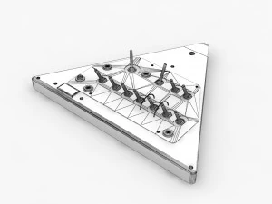 mi-8mt mi-17mt papan segitiga kanan rusia Model 3D