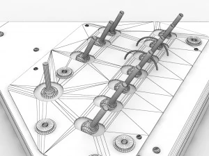 mi-8mt mi-17mt papan segitiga kanan rusia Model 3D