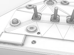 mi-8mt mi-17mt papan segitiga kanan rusia Model 3D
