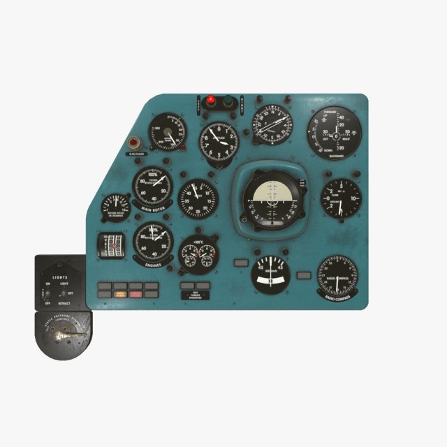 mi-8mt mi-17mt left panels board english 3D-Modell .c4d .max .obj .3ds .fbx .stl .blend 