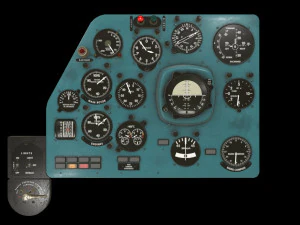 Mi-8MT Left Panels Board --251-- 3D Model