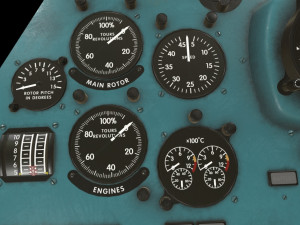 mi-8mt mi-17mt left panels board english 3D-Modell