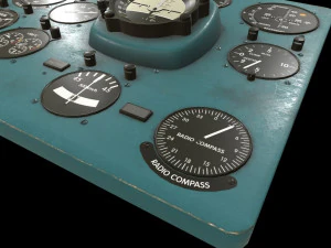 Mi-8MT Left Panels Board --251-- 3D Model