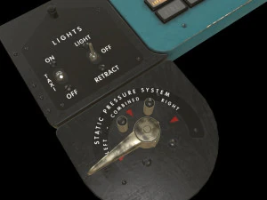 Mi-8MT Left Panels Board --251-- 3D Model