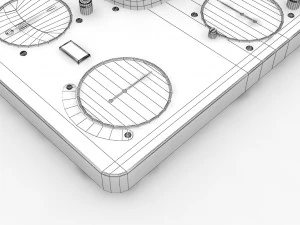 Mi-8MT Left Panels Board --251-- 3D Model
