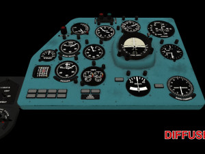 mi-8mt mi-17mt left panels board english 3D-Modell