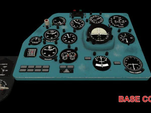 Mi-8MT Left Panels Board --251-- 3D Model