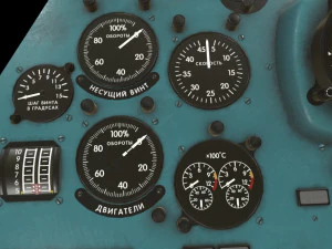 mi-8mt mi-17mt left panels board russian 3D Model