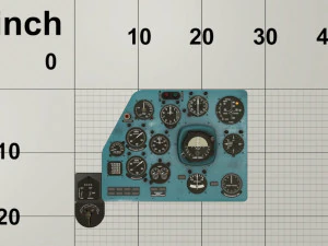 mi-8mt mi-17mt left panels board russian 3D Model