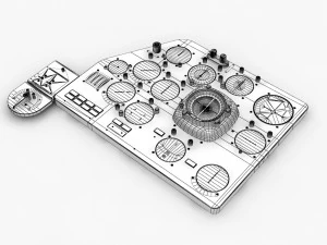 mi-8mt mi-17mt left panels board russian 3D Model