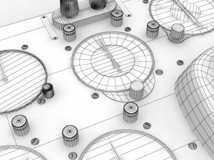 mi-8mt mi-17mt left panels board russian 3D Model
