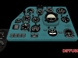 mi-8mt mi-17mt left panels board russian 3D Model