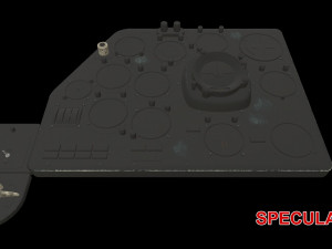mi-8mt mi-17mt left panels board russian Modelo 3D