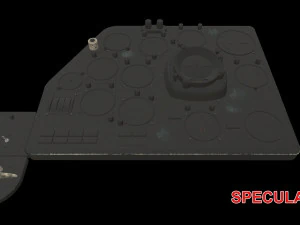 mi-8mt mi-17mt left panels board russian 3D Model