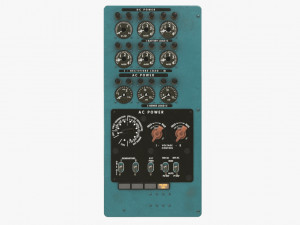 mi-8mt mi-17mt power panels board english 3D Model