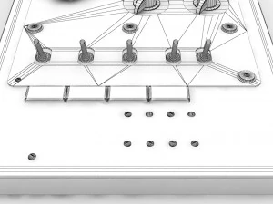 mi-8mt mi-17mt power panels board english 3D Model
