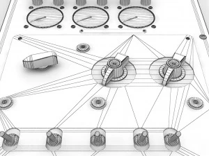 mi-8mt mi-17mt power panels board english 3D Model