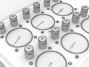 mi-8mt mi-17mt power panels board english 3D Model