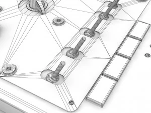 mi-8mt mi-17mt power panels board english 3D Model
