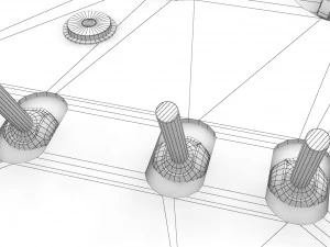 mi-8mt mi-17mt power panels board english 3D Model