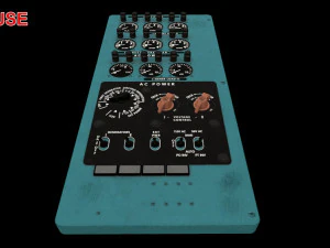 mi-8mt mi-17mt power panels board english 3D Model