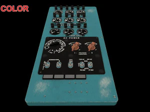 mi-8mt mi-17mt power panels board english 3D Model