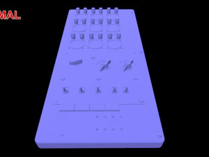 mi-8mt mi-17mt power panels board english 3D Model