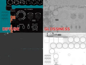 mi-8mt mi-17mt power panels board english 3D Model