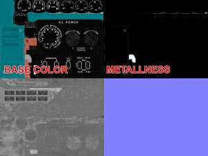 mi-8mt mi-17mt power panels board english 3D Model