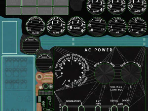 mi-8mt mi-17mt power panels board english 3D Model