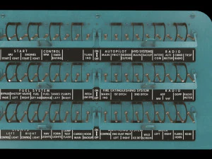 Mi-8MT Right Circuit Breaker Console --246-- 3D Model