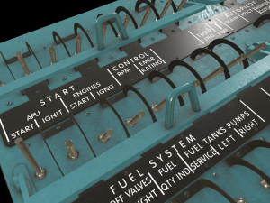 mi-8mt mi-17mt right circuit console english Modelo 3D
