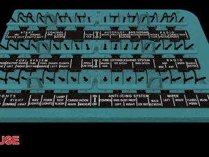 Mi-8MT Right Circuit Breaker Console --246-- 3D Model